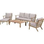 Garden Impressions Ariana loungeset 5-delig - natural teaklook