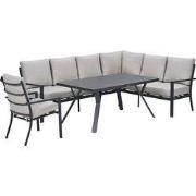 Garden Impressions Senja lounge dining set 4-delig rechts incl stoel -...