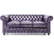Chesterfield Eco Leather Line - Wash Off Purple 2-zits