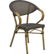 Tuinstoel Donkerbruin Textiel - Calda