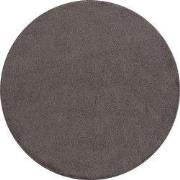 Tapijtenloods Basics Effen Rond Vloerkleed Bruin Laagpolig- 200 CM RON...