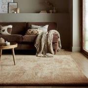 Hoogpolig vloerkleed Faroe Wol Look - Fluffy - Naturel / Beige - 160 x...