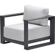 Levanto lounge fauteuil - carbon black - valley sand