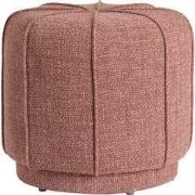 Poef Belisso - Roze - Ø50.5x46cm