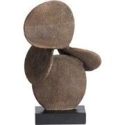 Ornament Axis - Donkerbruin - 28x19x45cm