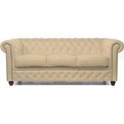 Chesterfield Eco Leather Line - France White 3-zits