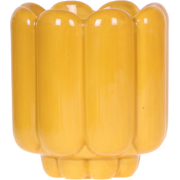 Kolibri Home | Retro Shine sierpot - Yellow - Ø9cm