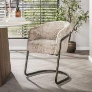 Set van 2 eetkamerstoelen Reno Alura zand