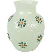 Clayre & Eef Vaas Ø 13x16 cm Groen Glas