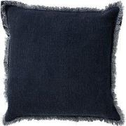 BURTO - Kussenhoes 60x60 cm - gewassen katoen - Insignia Blue - donker...