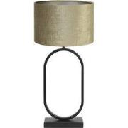 Tafellamp Jamiri/Gemstone - Zwart/Brons - Ø30x67cm