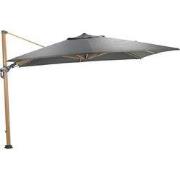 Hawaii Deluxe parasol - 300x300cm -  l. teaklook - royal antraciet