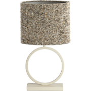 Tafellamp Liva/Osire - Crème/Bruin - 30x15x68cm