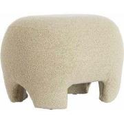 Poef Zenica - Wit - 53x41x38cm