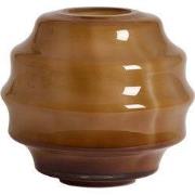 Vaas Nayoro - Glanzend Amberbruin - Ø32.5x29cm