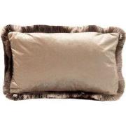 JEANETTE | sierkussen 30x50 cm | Doeskin | bruin | Hoii