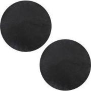 Set van 2 grillmatten zwart diameter 40cm