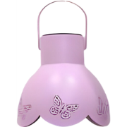 Solar lampje vlinder lila 16x26 cm