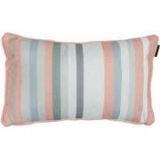 Sierkussen met paspel ca. 30x50 cm Righe salmone Madison
