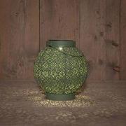 Solar lantaarn metaal sage groen II