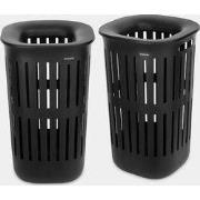 Collect-It Wasbox 55 liter, set van 2 - Black