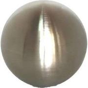 Deco Heksenbol Zilver Mat Roestvrij Staal 20 cm