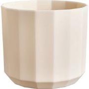 Facet rond 19 cm amandelroze