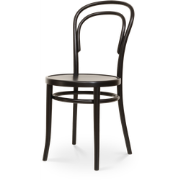 Vienna Thonet No. 14 houten bistrostoel zwart