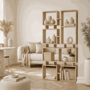 Boekenkast Rail Eik Melamine 79x166,5x24 cm