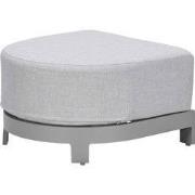 Garden Impressions Levanto chaise voetenbank - taupe - valley sand