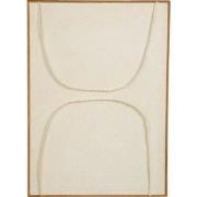 Mica Decorations Wanddecoratie - Wandpaneel Abstracte Kunst 70 x 50 x ...