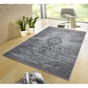 Vintage Laagpolig vloerkleed - Gloria - Mouse - 120 X 170 CM