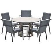 Garden Impressions Angela tuinset 6-delig - Annie tuintafel Ø148 x H72...