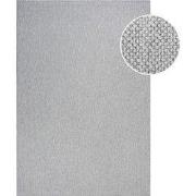 Lora Plus Laagpolig Effen Vloerkleed - Geweven Design - Grijs- 80x150 ...