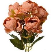 Clayre & Eef Kunstbloem 34 cm Oranje Kunststof