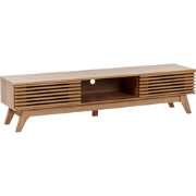 TOLEDO  - TV-meubel - Bruin - 180 x 40 cm - Vezelplaat