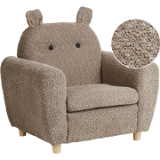MARIBO - Kinderfauteuil - Bruin - Bouclé