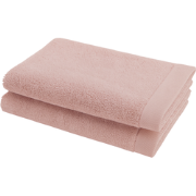 Ten Cate Gastendoekjes - Handdoeken set - 30x50 cm - 6 stuks - Blush