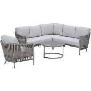 Garden Impressions Devin loungeset hoek 6-delig - Monte Carlo loungeta...