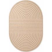 Ted Baker Haringey Buitenkleed Ovaal Jute Wit- 160x230 CM Ovaal