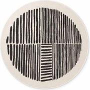Ted Baker Haringey Rond Buitenkleed Zwart Wit- 200 CM ROND