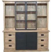 Starfurn - Vitrinekast Noa - Bruin - 45x200x220 cm