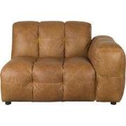 DUTCHBONE Sofa Element Hackman With Arm Left Leather Cognac