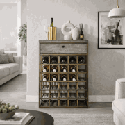 Wijnkast Ferre metaal antiek brons