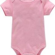 Baby - Jumpsuit Romper -  Korte mouw - Jurkje - Roze (12M) 86