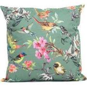 Buitenkussen Vogels Groen 45 x 45 cm