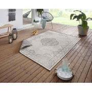 Vintage Binnen & Buitenkleed Omkeerbaar - Cebu Grijs/Crème - 240 X 340...