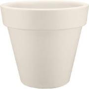 Pure round 60cm linnen wit bloempot elho