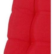 Kussen lage rug Panama rood 105 cm x 50 cm (4 stuks)