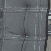 Rugkussen hoog grijs Tuin (4 stuks)